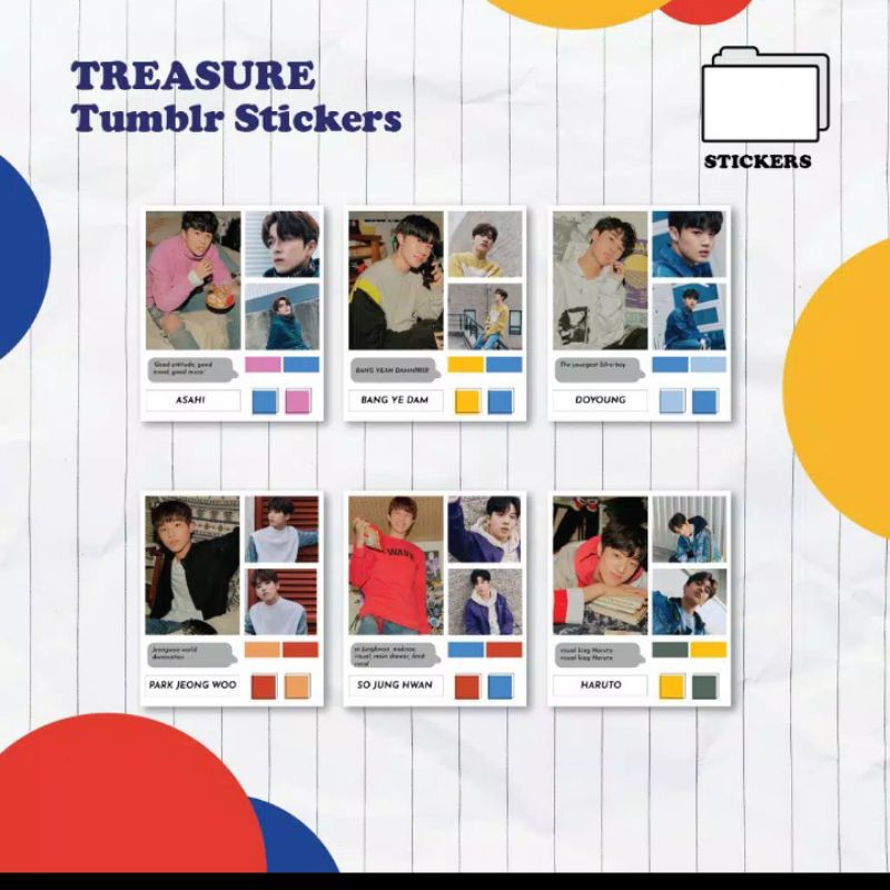 CASE/CASING STIKER RESIN KPOP TREASURE (BACA DEKSRIPSI PRODUK TERLEBIH DAHULU)