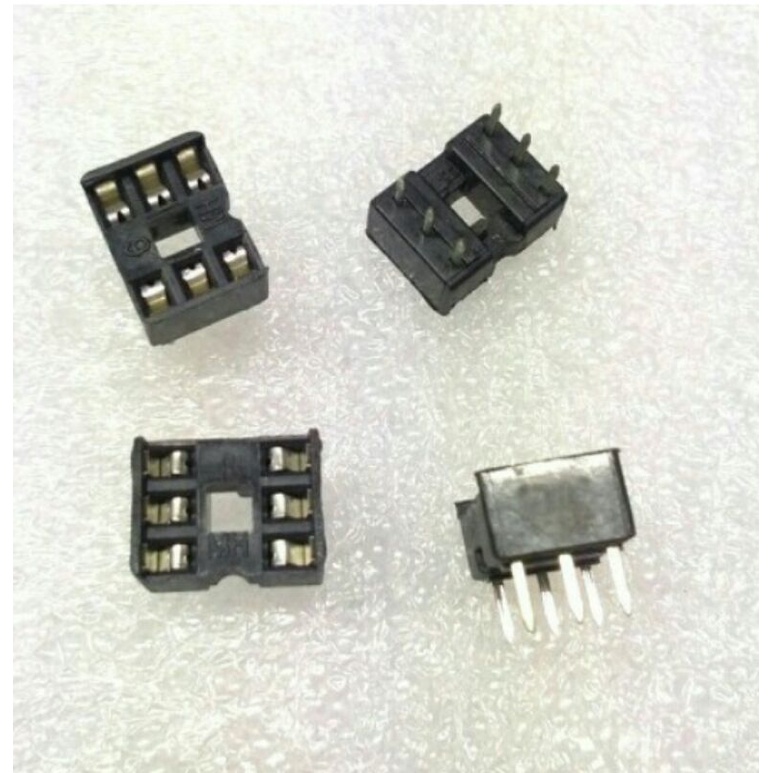 Socket ic 6pin 6p Soket ic kaki 6 pin 2x3pin