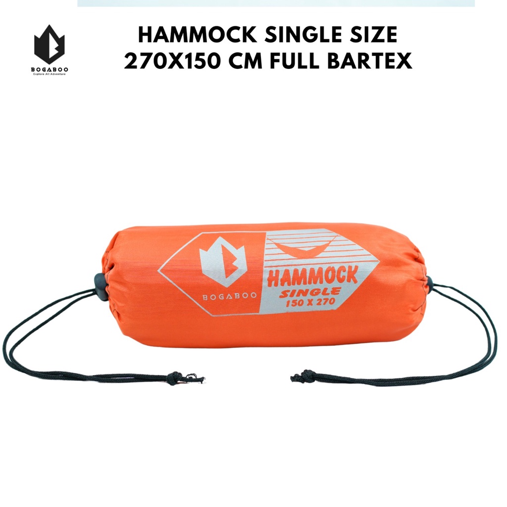 Hammock 270x150 cm Full Bartex - Ayunan Gantung Dewasa Besar
