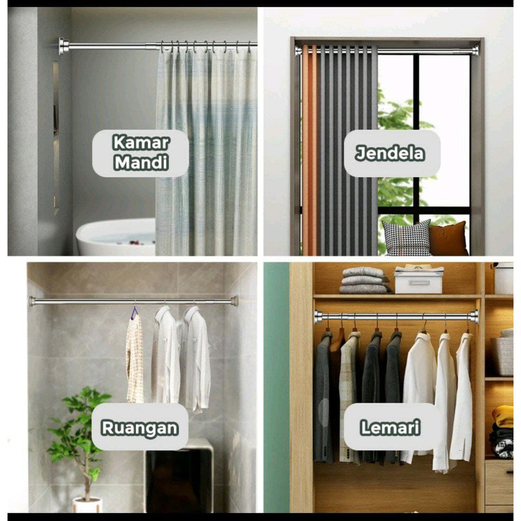 Telescopic Clothing Rod