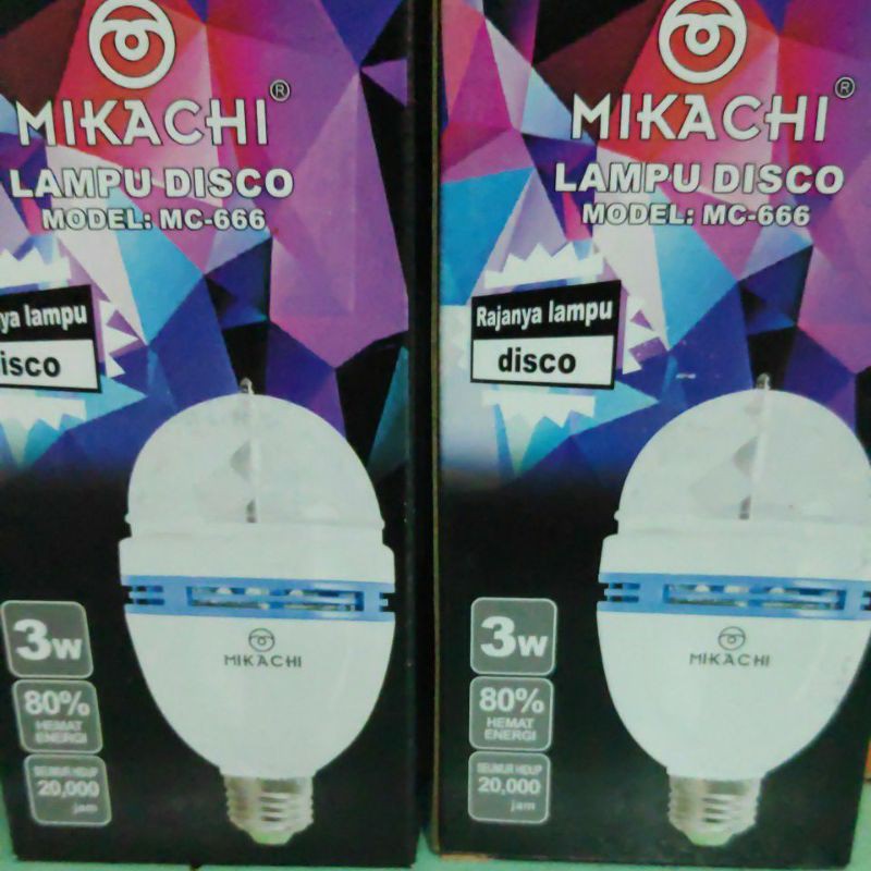 Lampu Disko Mikachi