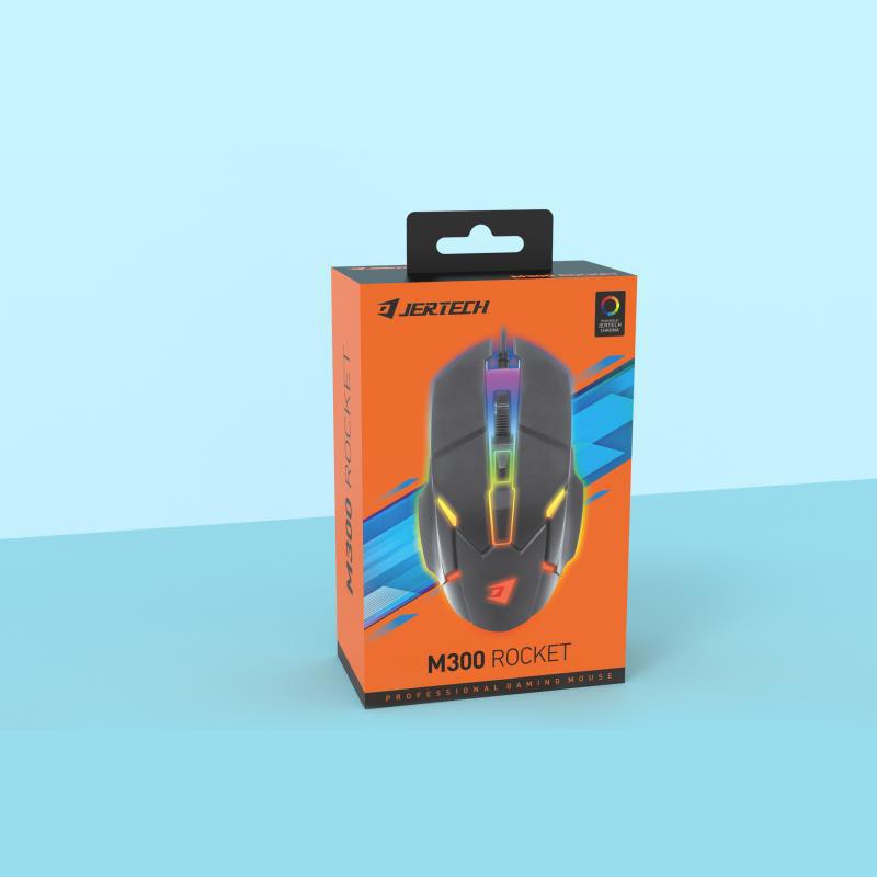 Mouse Gaming Jertech M300 Rocket RGB