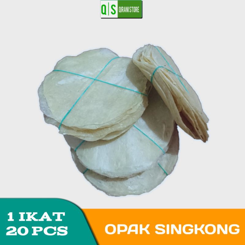 

[COD]Makanan ringan/Makanan/Cemilan/Keripik/Keripik singkong/Opak singkong mentah/Opak singkong
