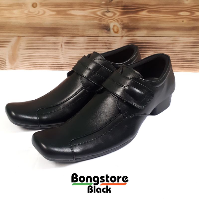 sepatu pria formal lancip kulit berkualitas premium terbaru sepatu pantofel pria model gesper