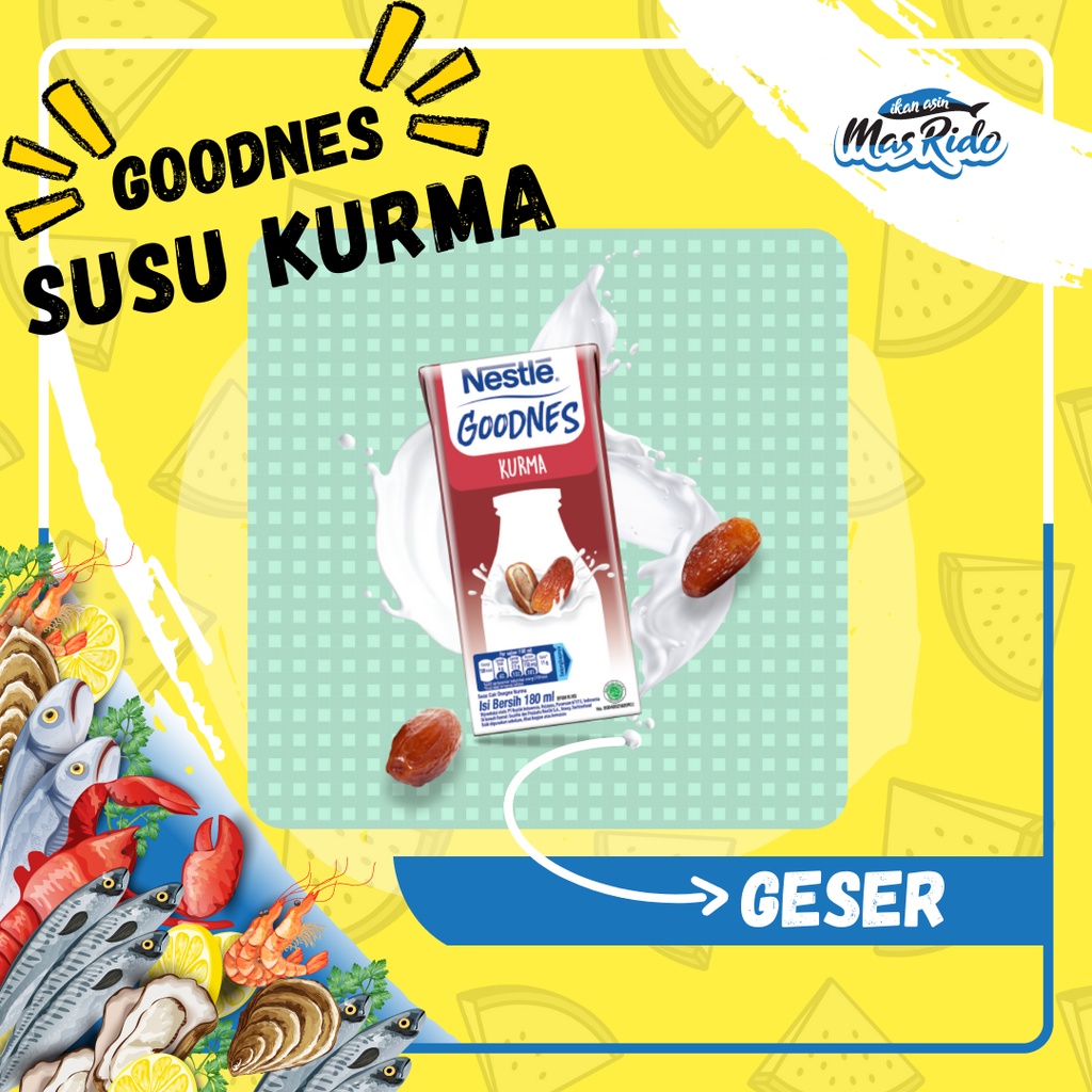 

Susu Kurma Nestle Goodnes Susu UHT Kurma Siap Minum Susu Sehat 180ml