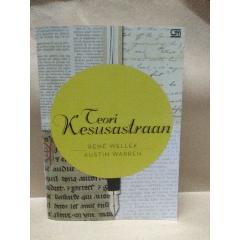Teori Kesusastraan by Rene Wellek