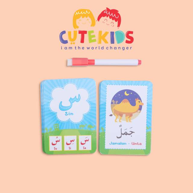 

FLASHCARD HIJAIYYAH CUTEKIDS (Free Pouch, Spidol, dan Penghapus)