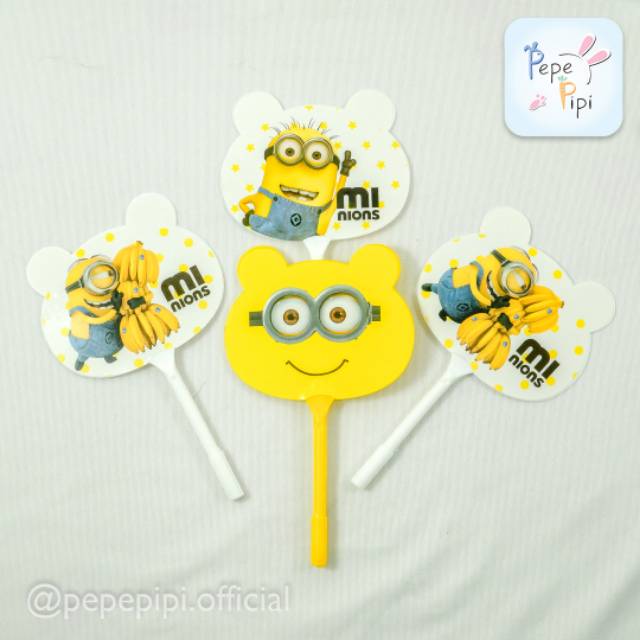 

4 & 12 pcs Pena Kipas Minion Kuping Pen Pulpen Bolpen Pulpen Gelpen Karakter Selusin