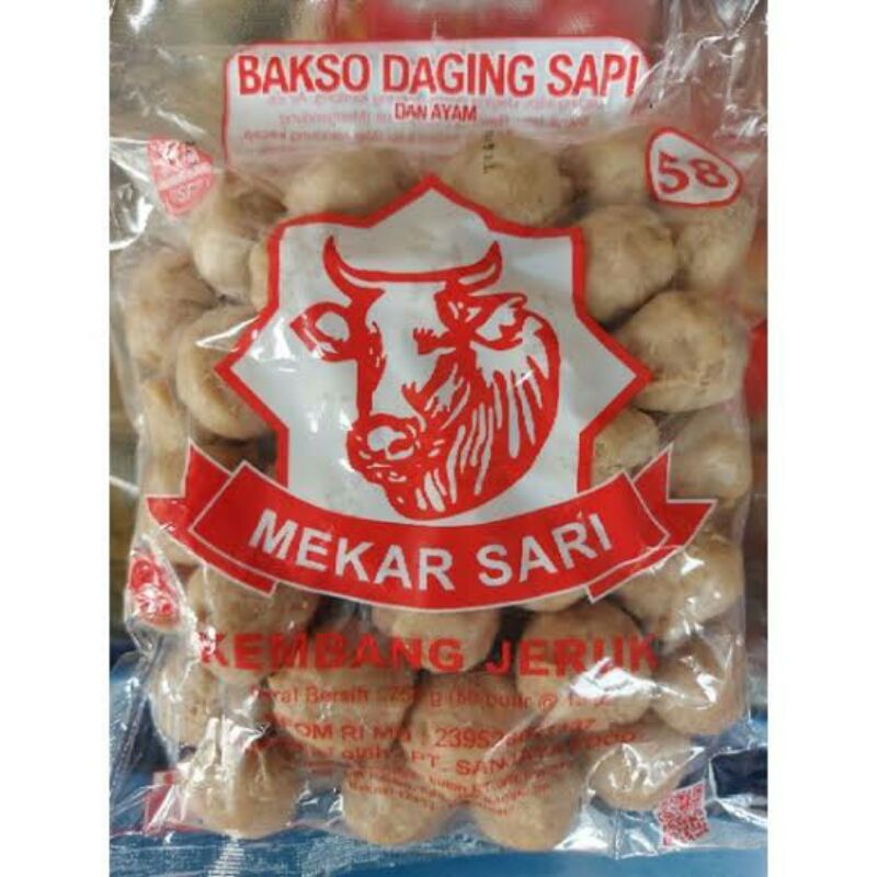 

BAKSO MEKAR SARI, BAKSO ISI 50 ,BERAT 750G ,BAKSO DAGING SAPI DAN AYAM