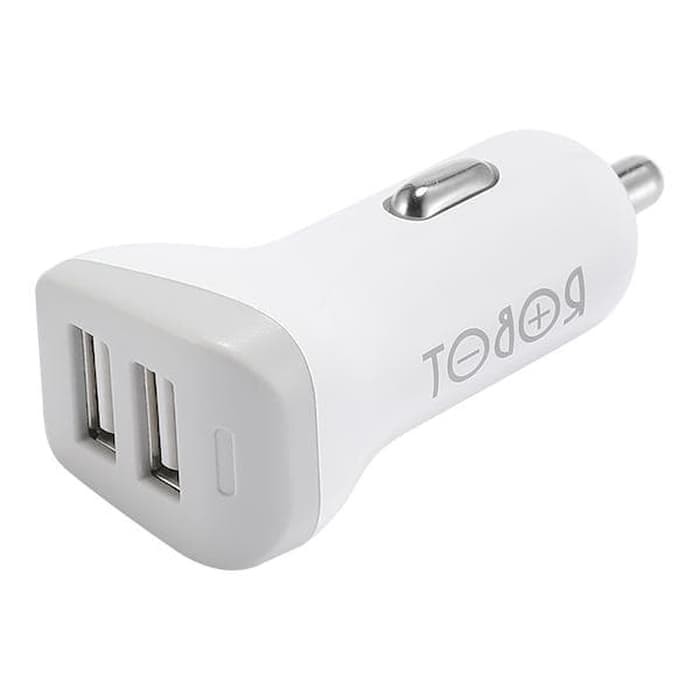 CAR CHARGER ROBOT RT-C06 WHITE plug in mobil