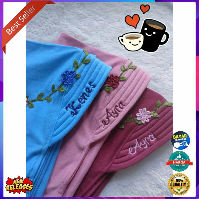 Terbaru- Jilbab " Mahkota Delisha " Jilbab Anak Mahkota Bunga Untuk Anak Usia Bayi Sampai SMP Jilbab