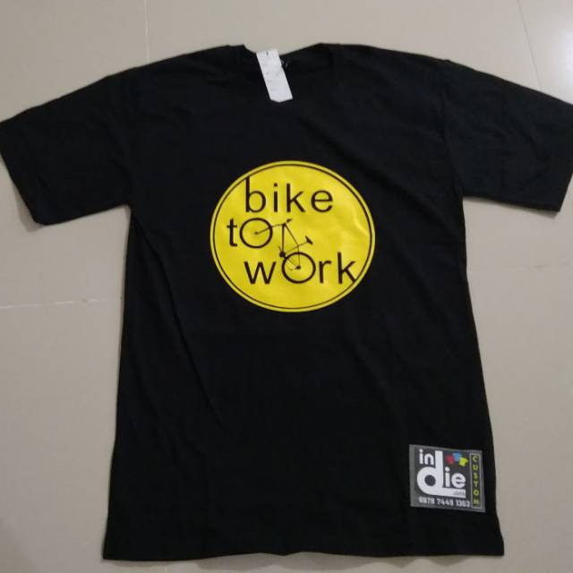KAOS BIKE TO WORK KAOS SEPEDA
