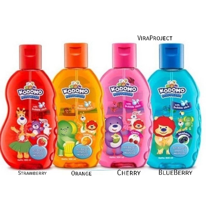 KODOMO BODYWASH WITH BUBBLE STICK 200ml