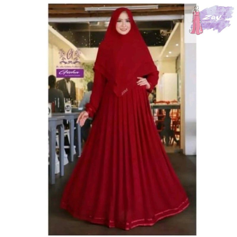 SHAFIRA - JULIENA SYARI // [Bisa COD] - Fashion Muslim / Gamis murah / Syari / Set hijab Terbaru