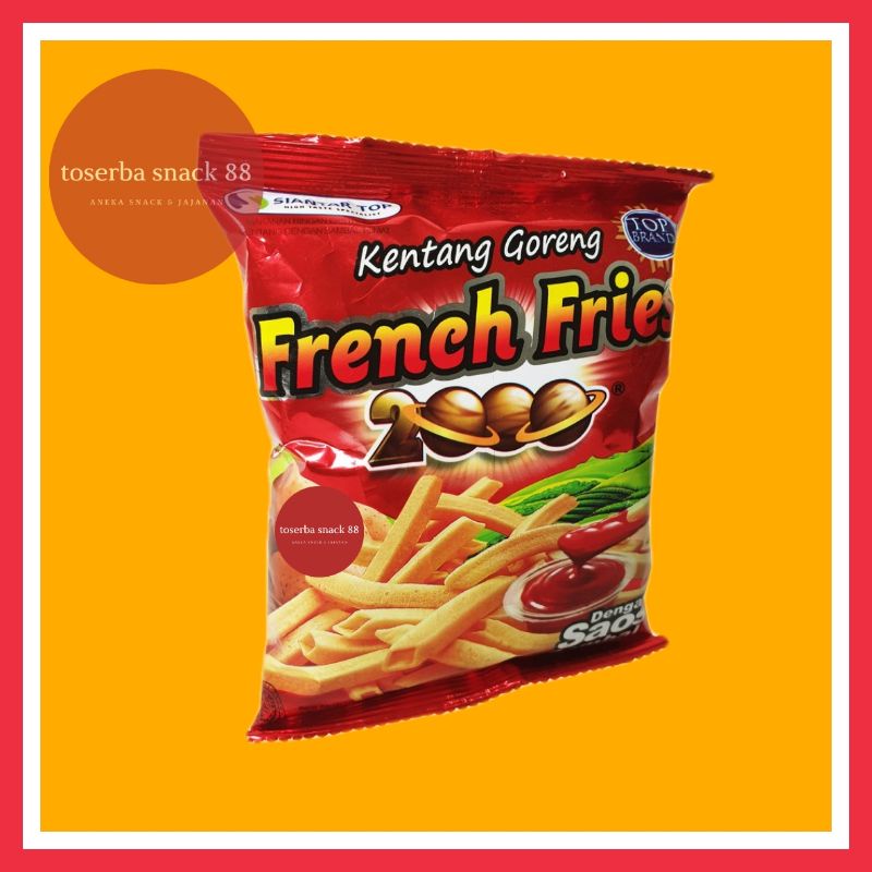 

FRIENCH FRIES 2000/Snack Kentang Goreng (17 gram)