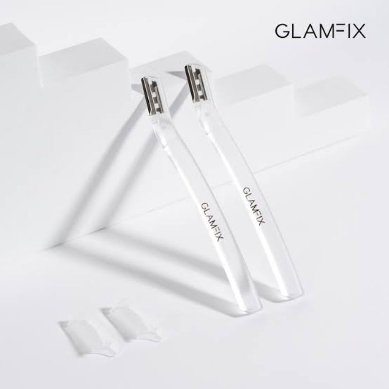 GLAMFIX Eyebrow Trimmer Razor | Pencukur Alis | Isi 2