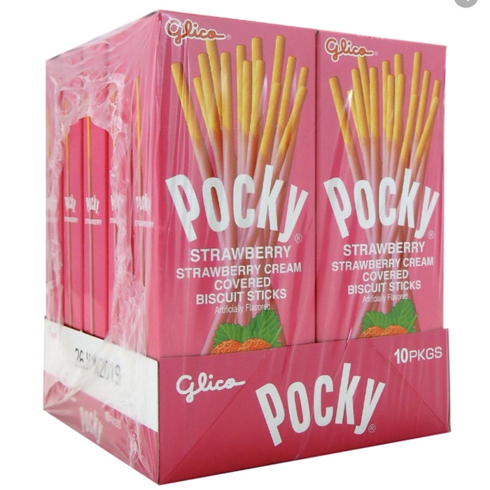 

⭐ COD ⭐ Pocky 10/Box @22Gr [ Strawberry ]