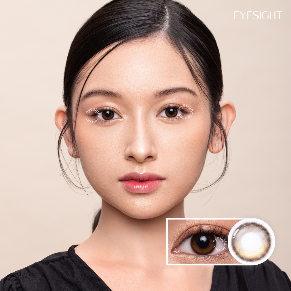 [CLEARANCE] EYESIGHT LENSES Softlens Princess Moonlight Brown (1pc/sebelah)
