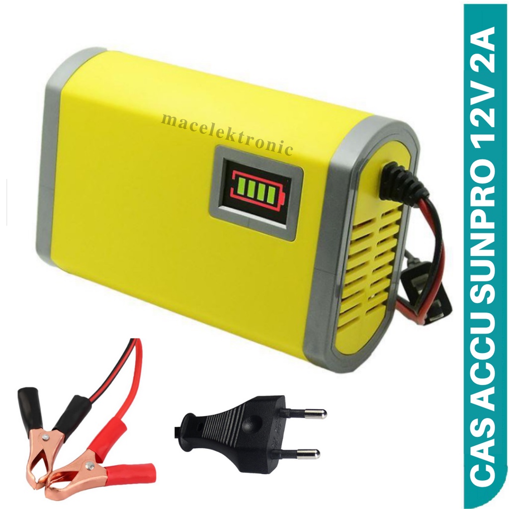 Cas Aki MOTOR MOBIL Charger AKI MOTOR MOBIL 12V 2A / 12V 6A KABEL INDONESIA CASAN AKI ACCU