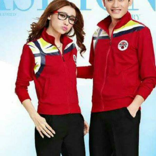 Couple Jaket England Red