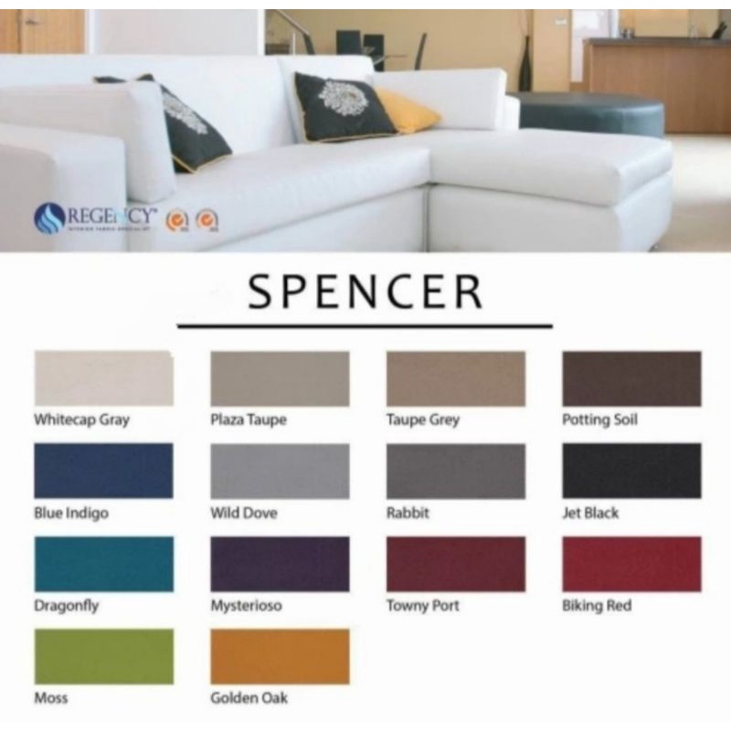 Kain Sofa / Kain Jok / Kulit Sofa Sintesis / Kain Sofa Oscar - Spencer
