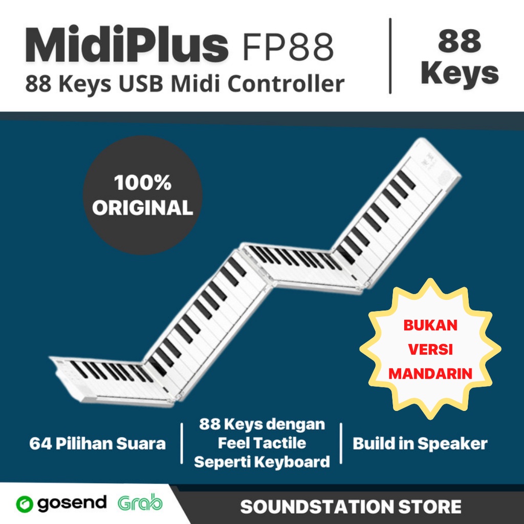 MIDIPLUS FP88 PORTABLE FOLDING PIANO