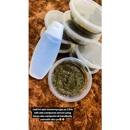 Lulur Pemutih badan dan penghilang bekas luka atau bekas cacar