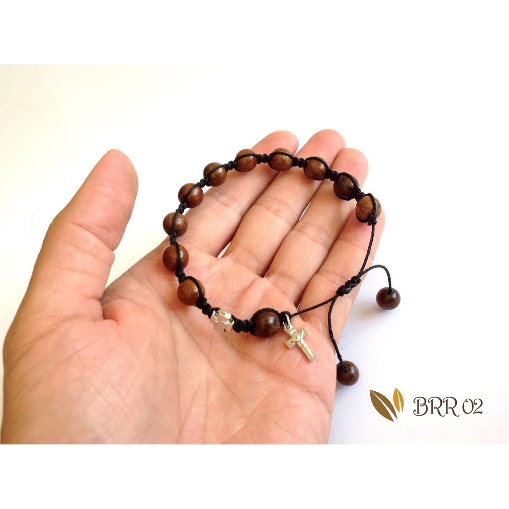 LJpassion Gelang Rosario Kayu Gaharu Shamballa BRR02