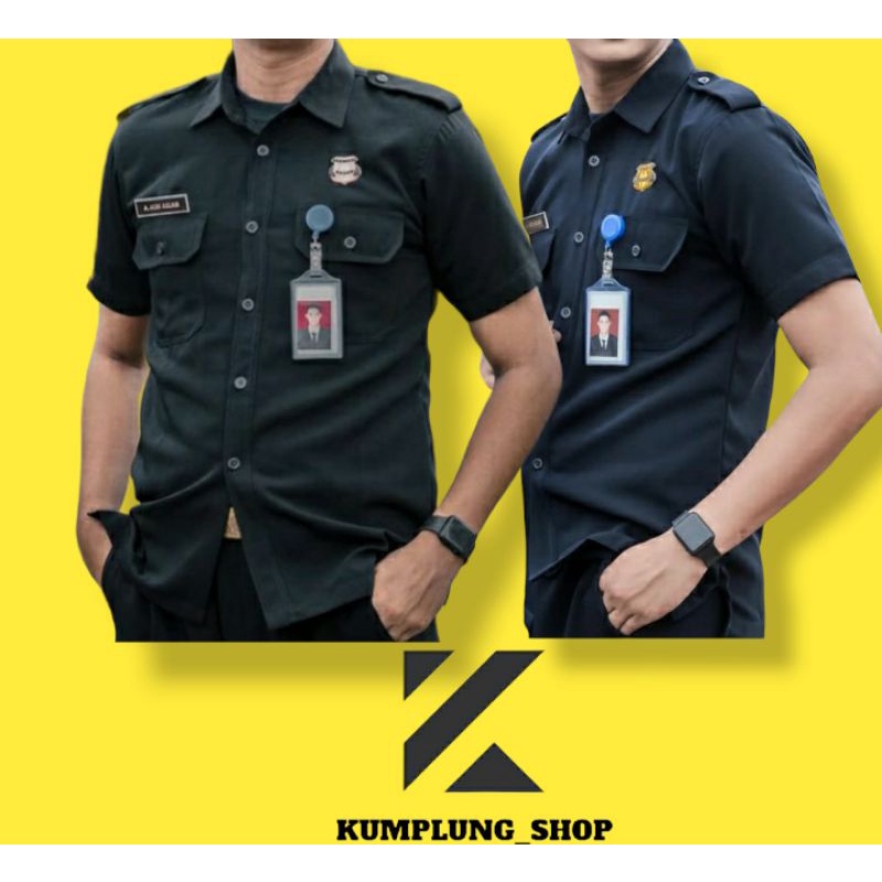 baju safari security terbaru