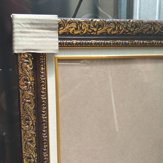 Bingkai foto frame foto pigura foto 40x60 16rS Ukir 1000 Bunga