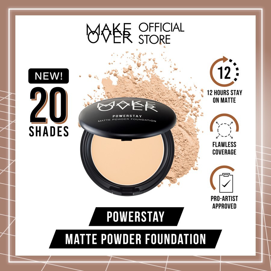 ★ BB ★ MAKE OVER Powerstay Matte Powder Foundation | Makeover POWER STAY