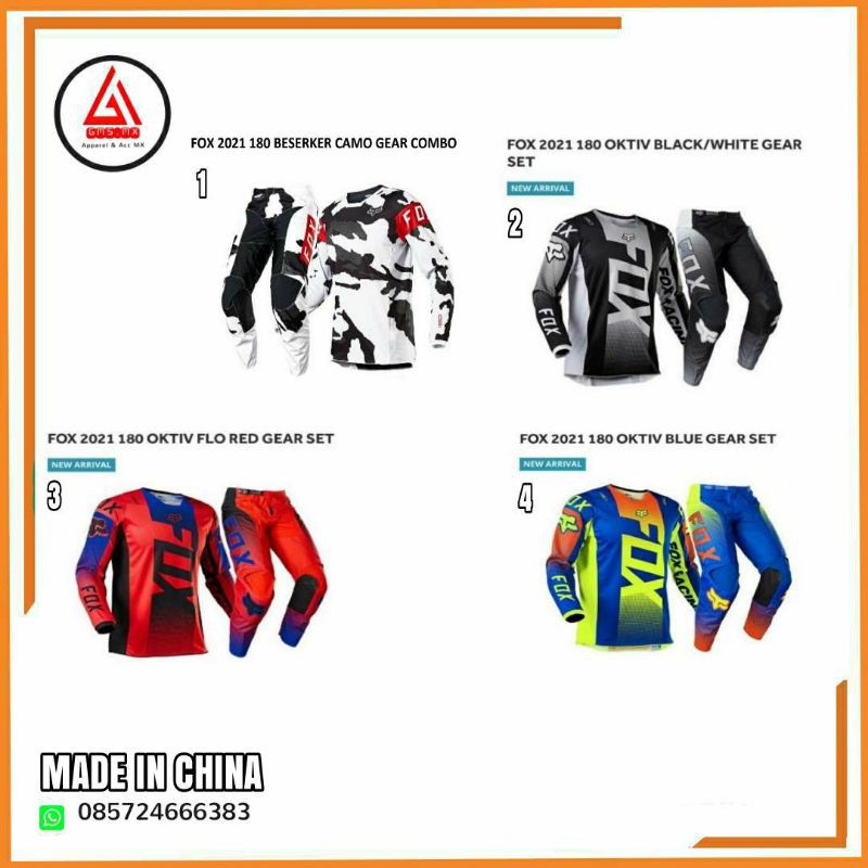 JERSET FOX 180 2021 ORIGINAL MADE IN CHINA