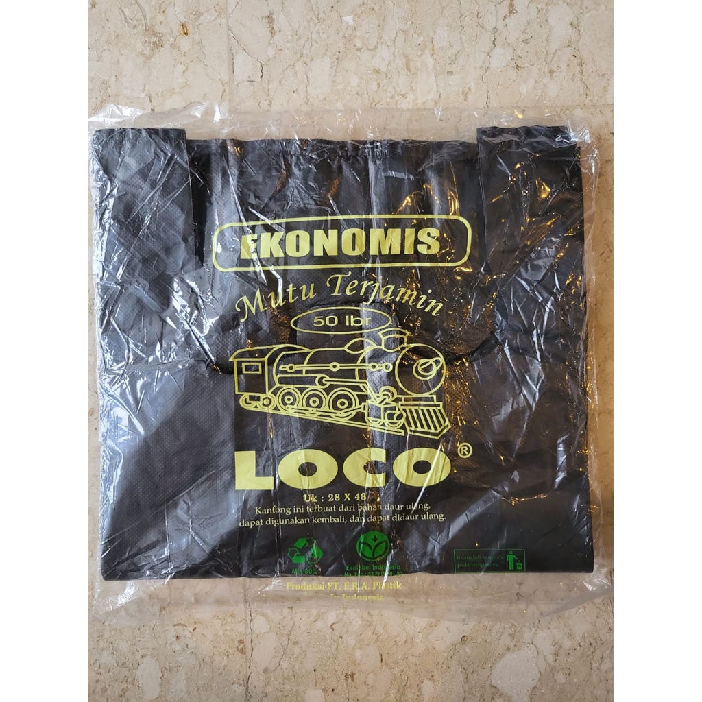 Loco Kantong Plastik/Plastik Kresek/ Kantong Kresek/Kantong Plastik Hitam/Kantong Plastik Kresek 28/