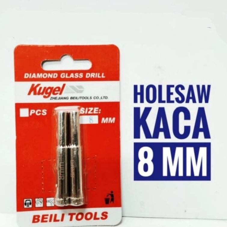 mata bor kaca 8mm - bor kaca - holesaw kaca
