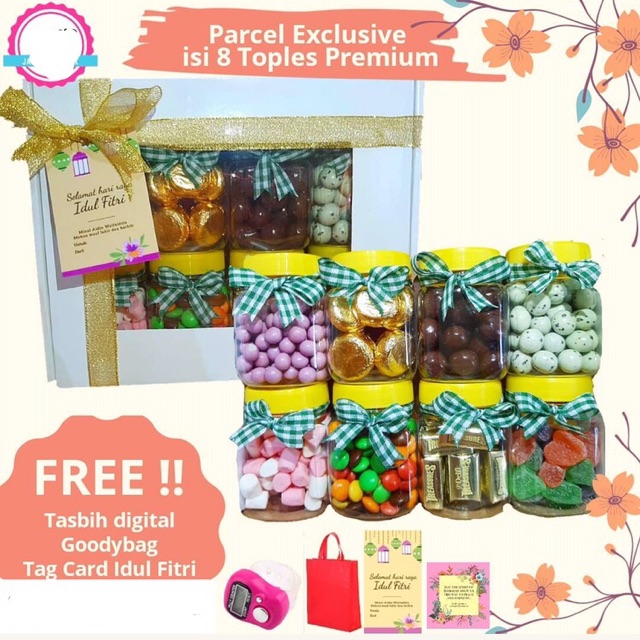 

Parsel snack coklat idul Fitrii Dll