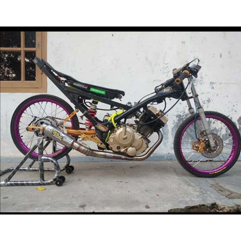 Knalpot Fanterra Fu Porting 155cc Ex Samping Stainless