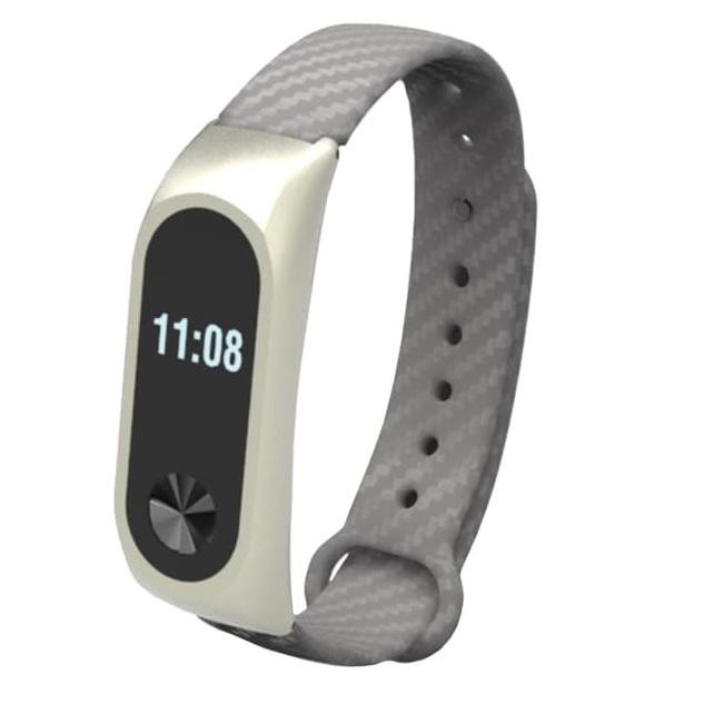 Miband 2 / Mi band 2 Strap Metal Carbon Fiber Extended Edition