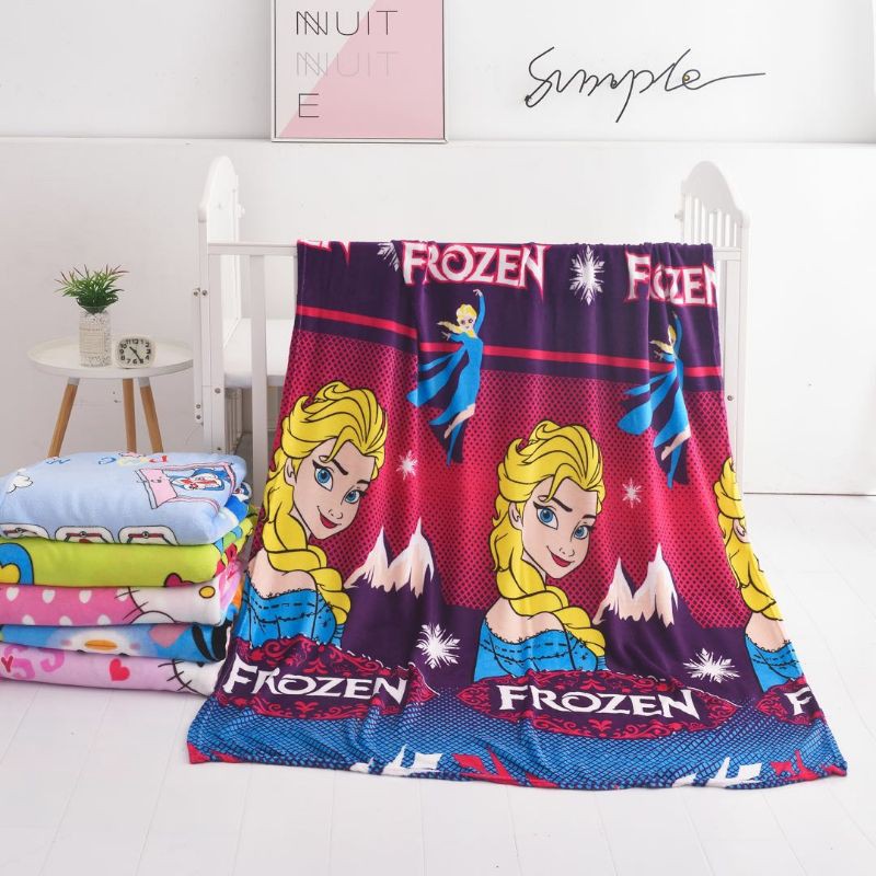 D&amp;Z Selimut Baby Karakter Bulu Soft Panel ukuran 190x140 Termurah Terbaru New Motif