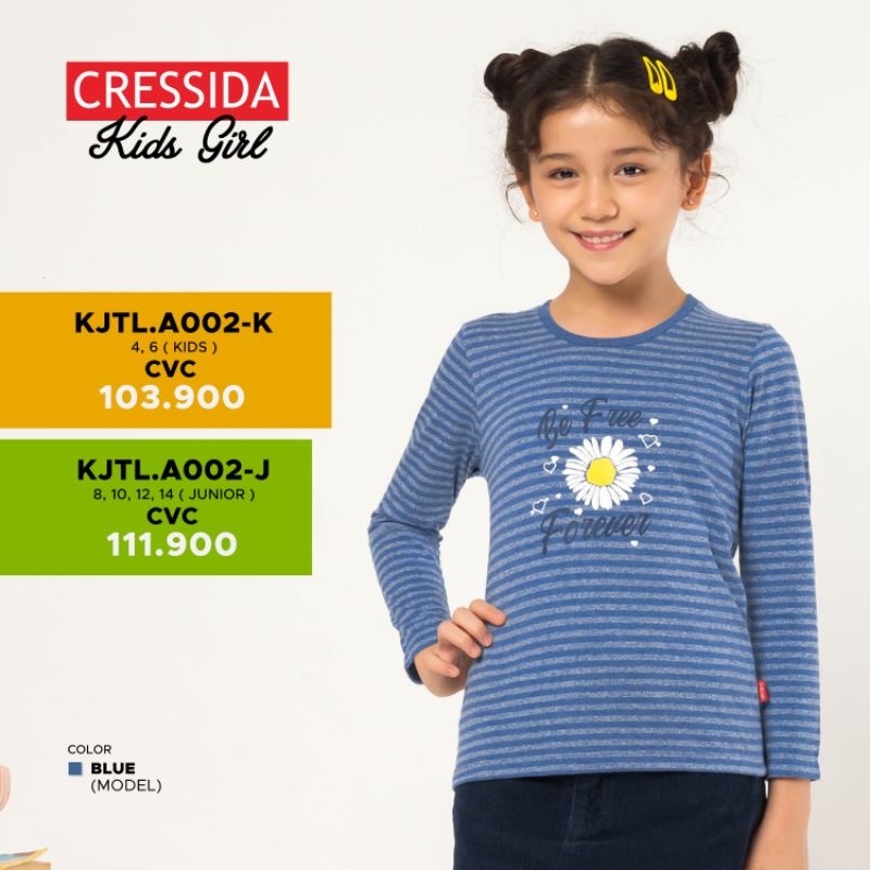 Cressida original Kaos anak cewek Cresida Kaos anak perempuan Cressida KJTL.A002 ANAK CEWEK