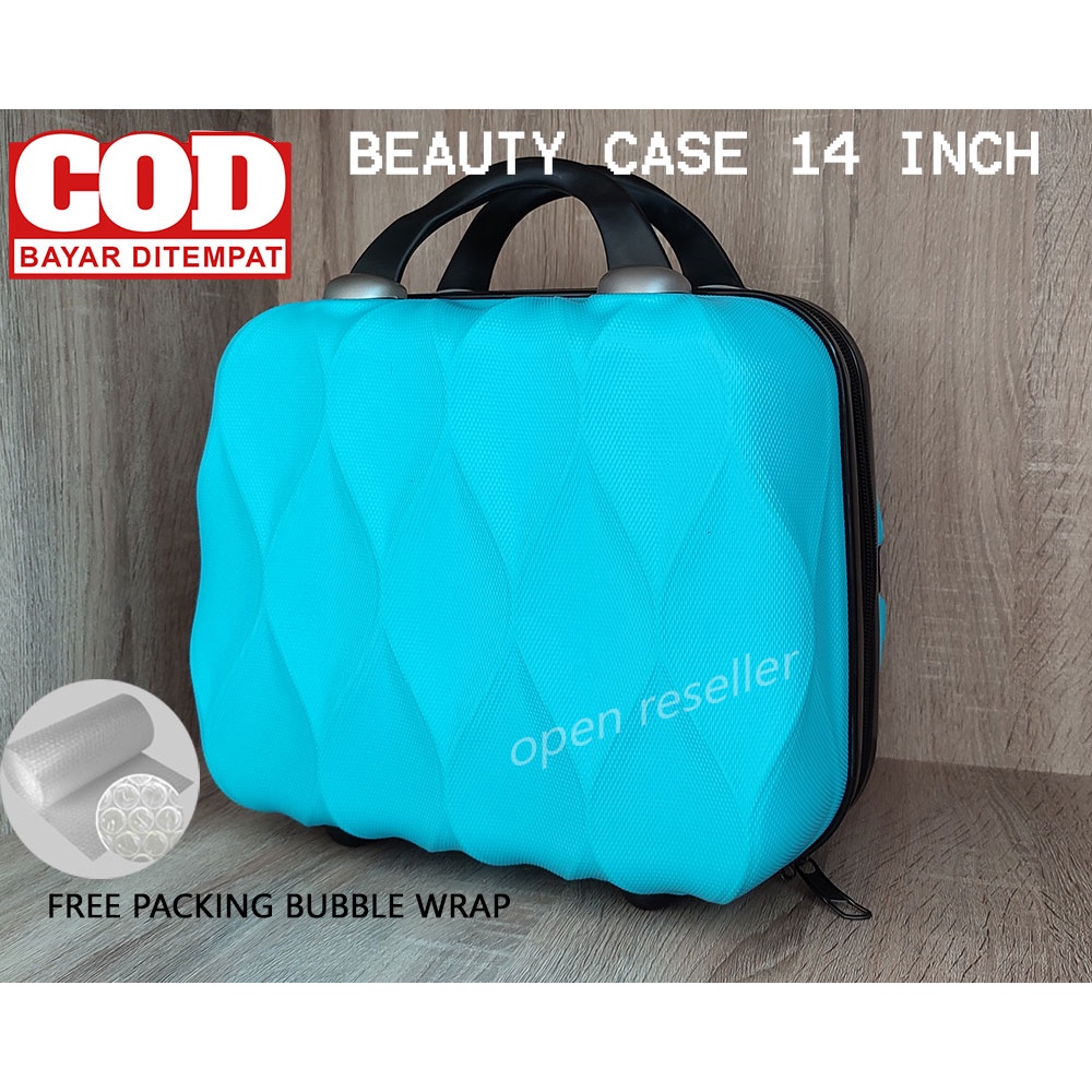 BEAUTY CASE 025 FIBER 14 INCH , PROMO IMPORT HIGH QUALITY COLOURFULL