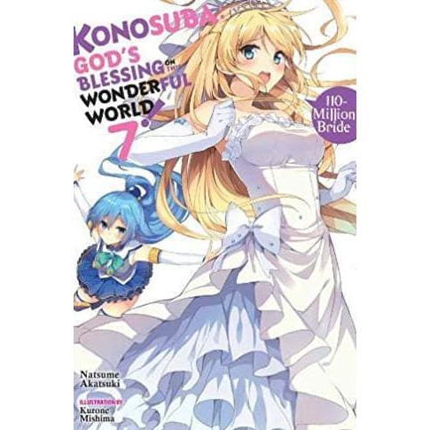 Konosuba Light Novel Vol. 5&7 Dan Konosuba Manga 1-7
