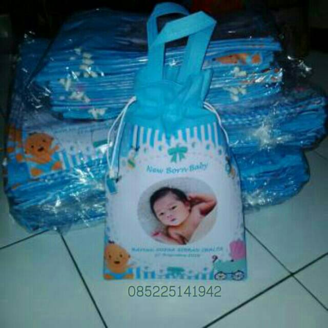 

TAS TENTENG POUCHE FULL COLOR Souvenir Ulang Tahun / Ultah Anak