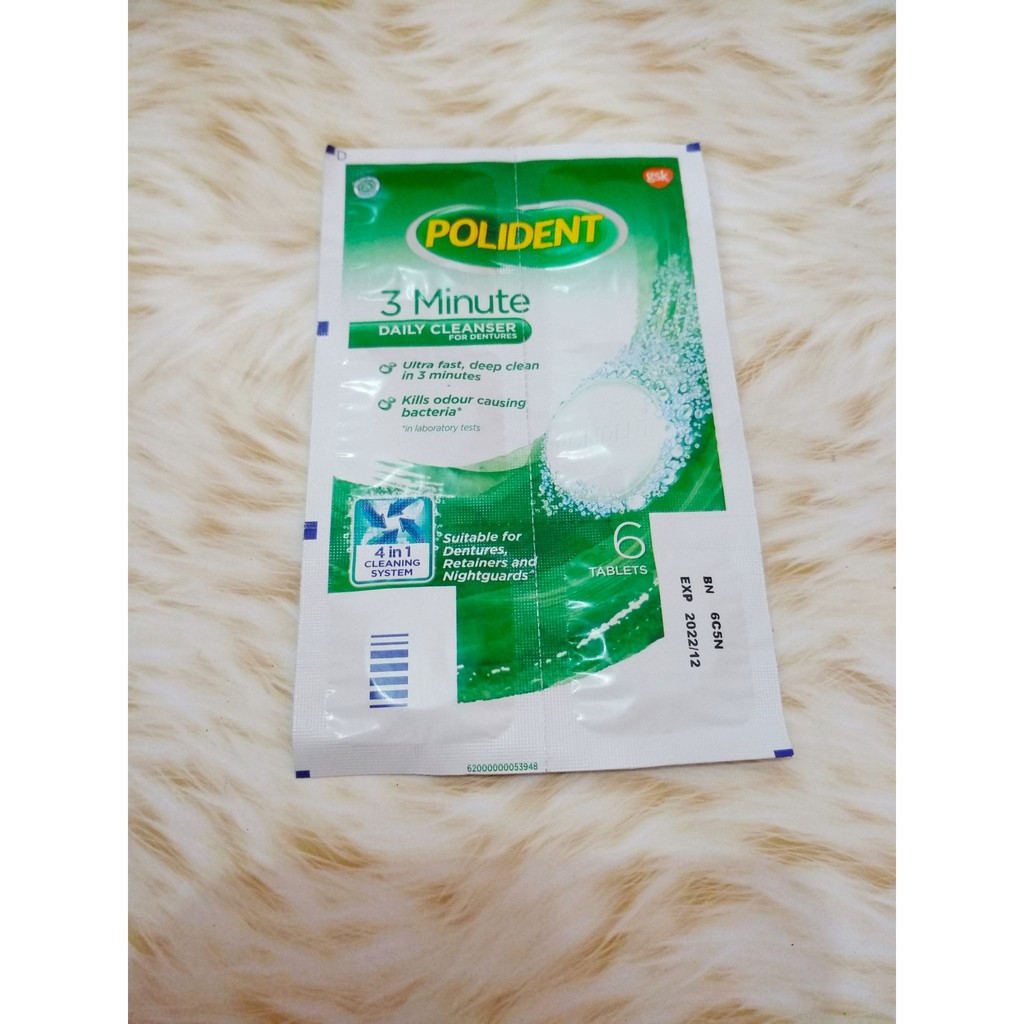 Polident Pembersih Gigi Palsu