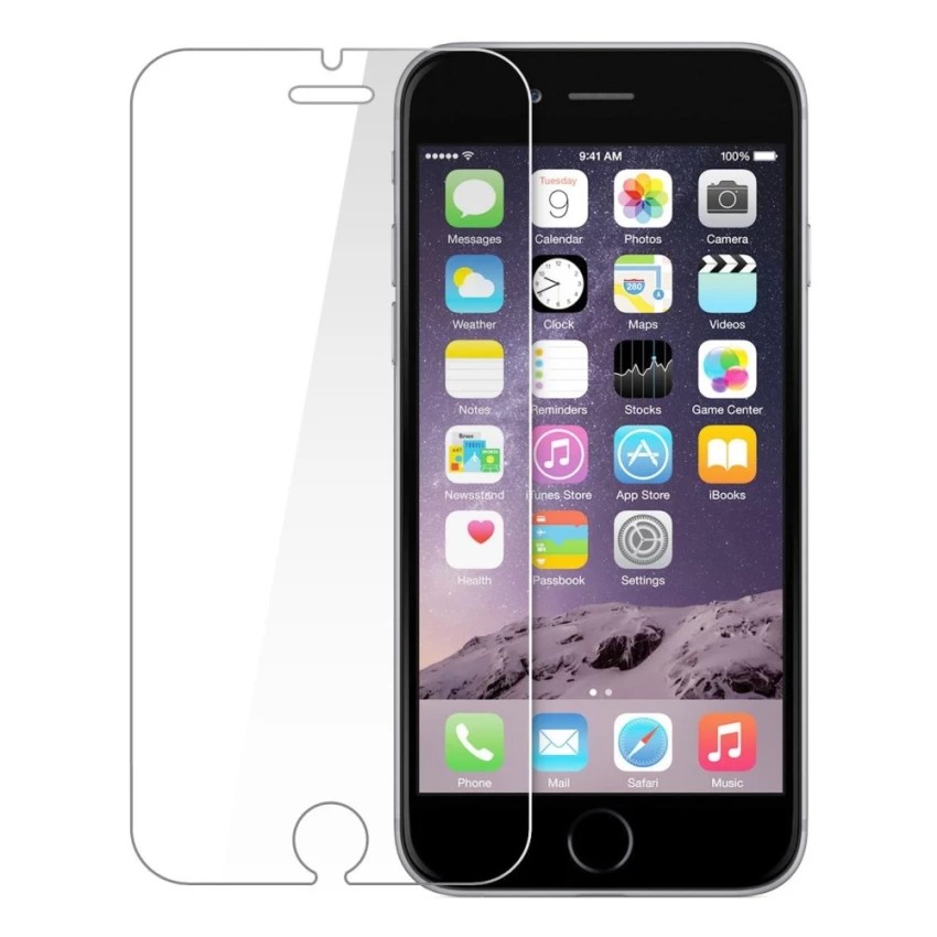Vn Apple iPhone 6+ / 6S+ / 6G+ Plus (5.5") Tempered Glass 9H 0.32mm Depan - Bening Transparan