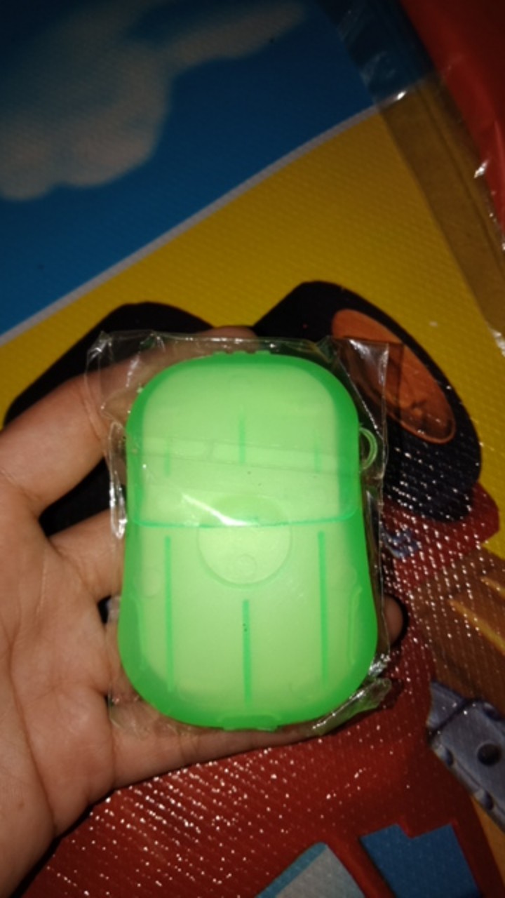 Sabun Kertas Cuci Tangan Praktis Travelling Paper Hand Soap Kebersihan