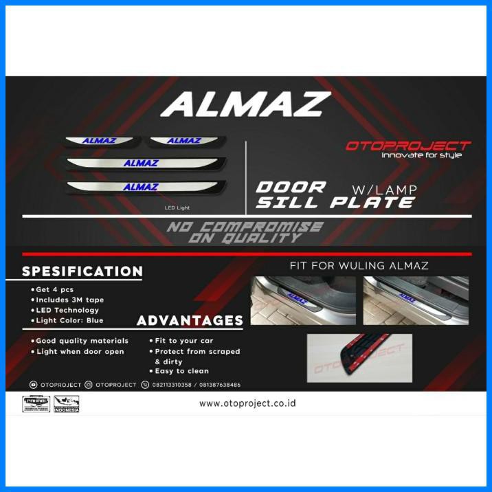 Wuling Almaz Sillplate Samping Led Otoproject Side Sillplate