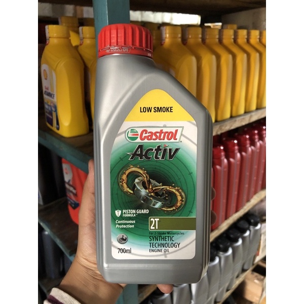Oli samping CASTROL ACTIV 2t low smoke 0,7ml kemasan baru