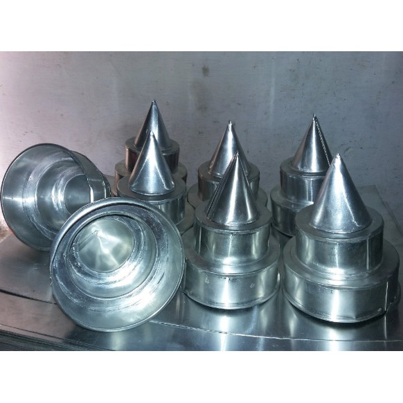 PROMO Cetakan Loyang Bento Nasi Kuning Tumpeng Limas Piramida Kue Bolu Murah Alumunium Bekal Anak Se