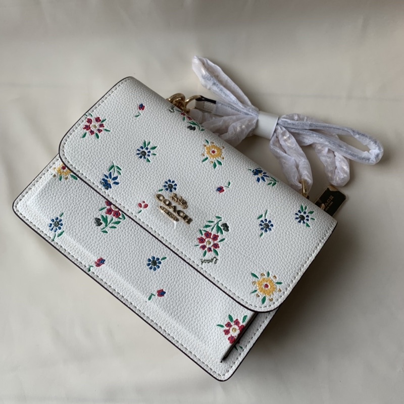 Coach Klare Crossbody With Wild Meadow Print(C4090)