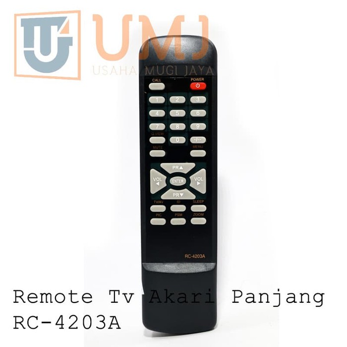 Remote TV Akari Panjang RC-4203 Tabung Bukan LED LCD Multi Universal